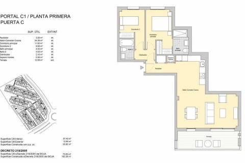 Huoneisto myytävänä Estepona, Malaga, Espanja, 3 makuuhuonetta, 92 m2 No. 90315 - kuva 13