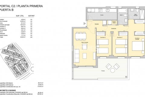 Huoneisto myytävänä Estepona, Malaga, Espanja, 3 makuuhuonetta, 92 m2 No. 90315 - kuva 14