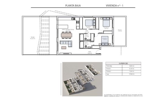 Bungalow till salu Finestrat, Alicante, Spanien 3 sovrum, 96 kvm. Nr. 112516 - foto 17