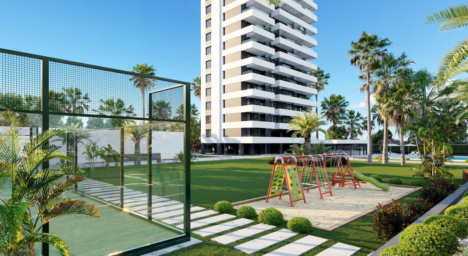 Lägenhet i Calpe, Alicante, Spanien 2 sovrum,  Nr. 95594