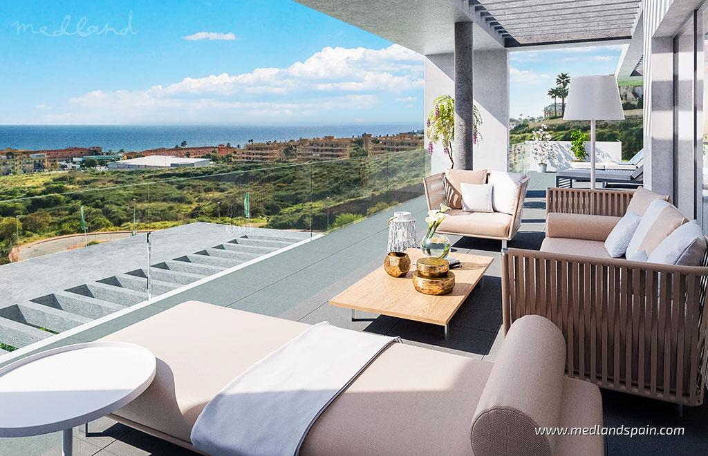 Apartment in Mijas Costa, Malaga, Spain 2 bedrooms, 95 sq.m. No. 105398