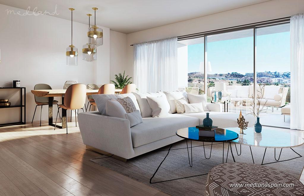 Apartment in Mijas Costa, Malaga, Spain 2 bedrooms, 95 sq.m. No. 105398