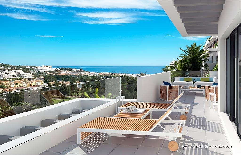 Apartment in Mijas Costa, Malaga, Spain 2 bedrooms, 95 sq.m. No. 105398