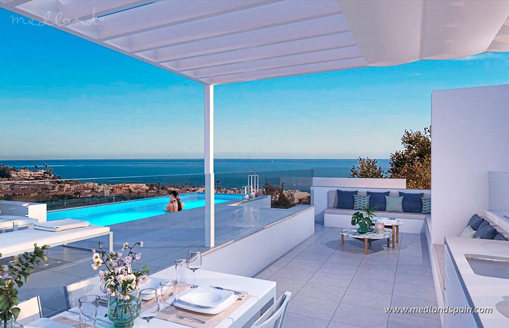 Apartment in Mijas Costa, Malaga, Spain 2 bedrooms, 95 sq.m. No. 105398