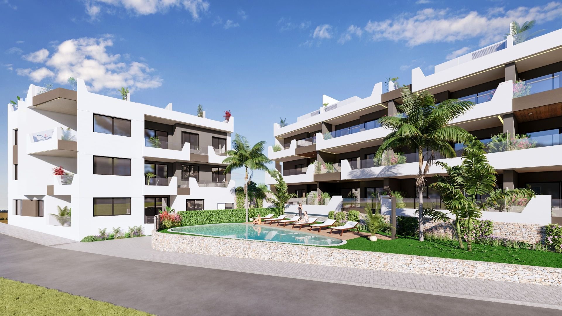 Lägenhet i Benijofar, Alicante, Spanien 2 sovrum,  Nr. 95600