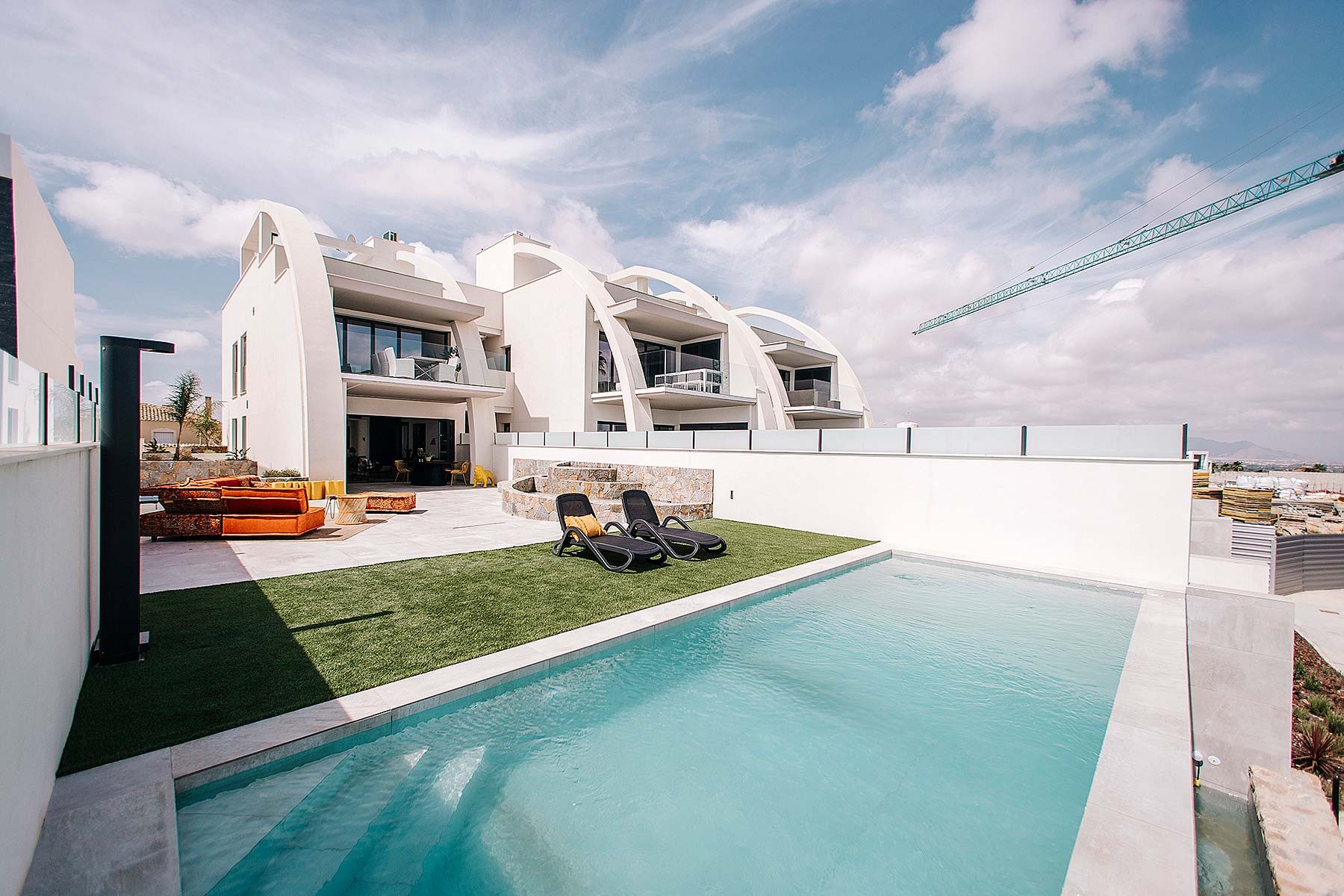 Bungalow i Alicante, Spanien 4 sovrum, 80 kvm. Nr. 112073