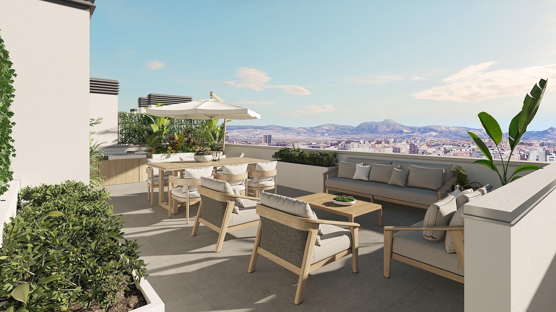 Penthouse à Alicante, Espagne 2 chambres, 83 m2 No. 111187