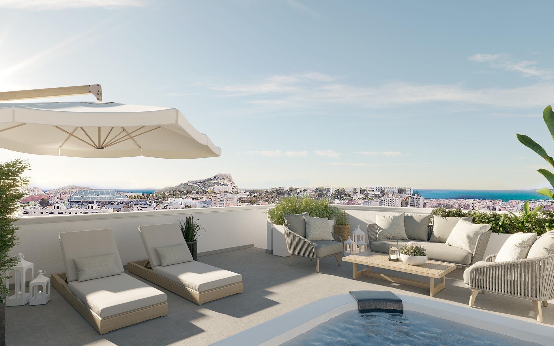 Penthouse à Alicante, Espagne 2 chambres, 83 m2 No. 111187