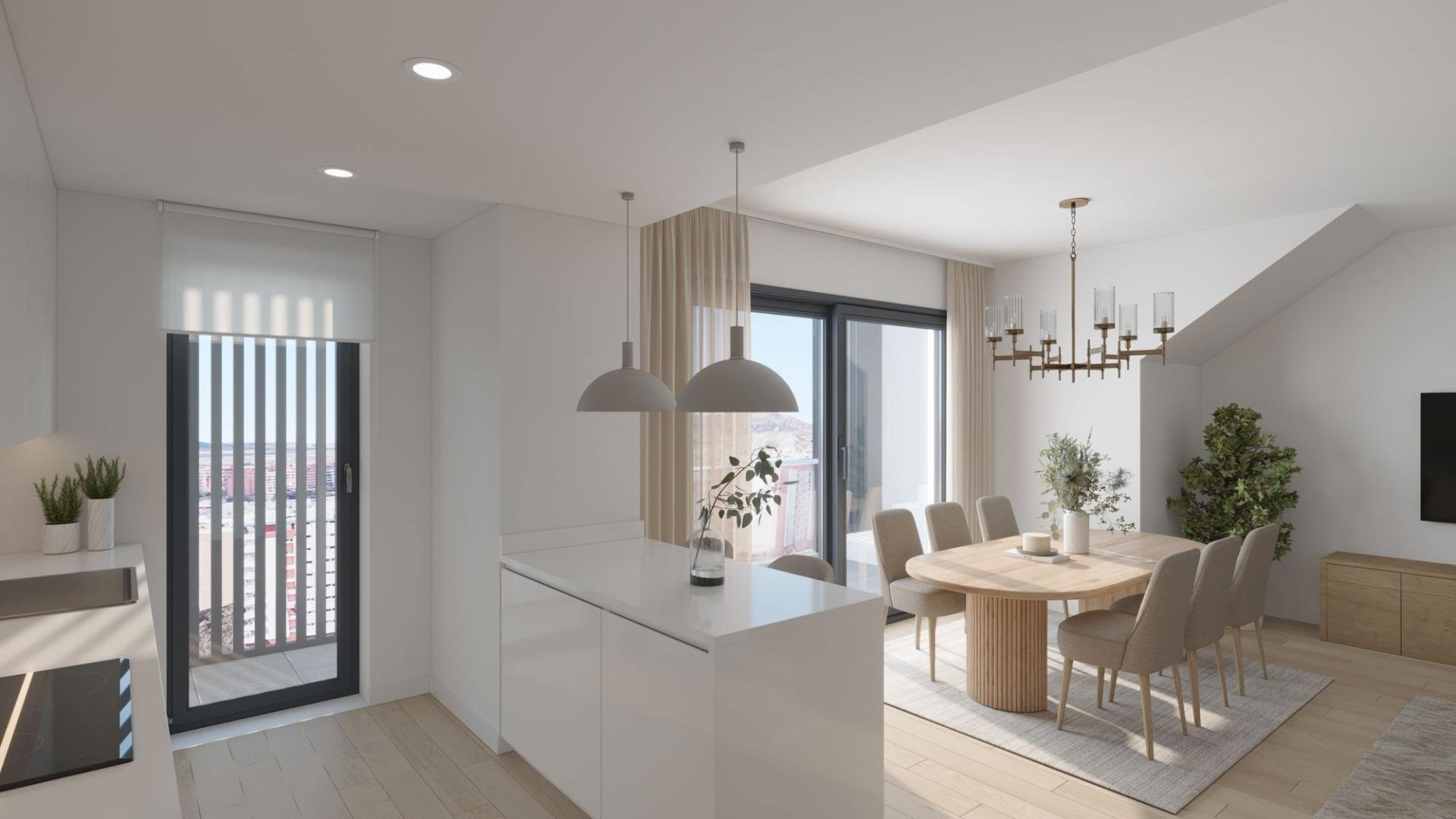 Penthouse à Alicante, Espagne 2 chambres, 83 m2 No. 111187