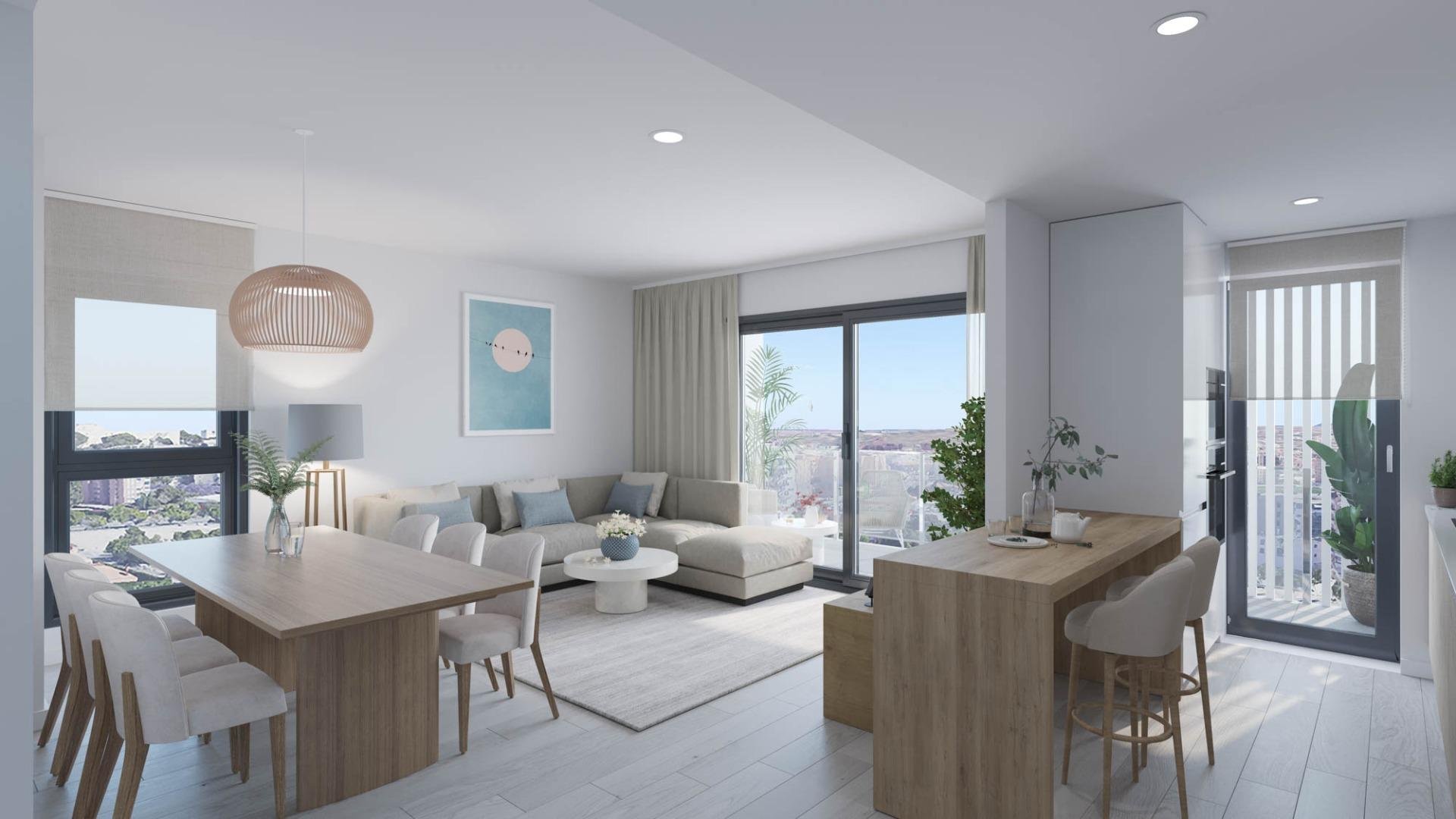 Penthouse à Alicante, Espagne 2 chambres, 83 m2 No. 111187