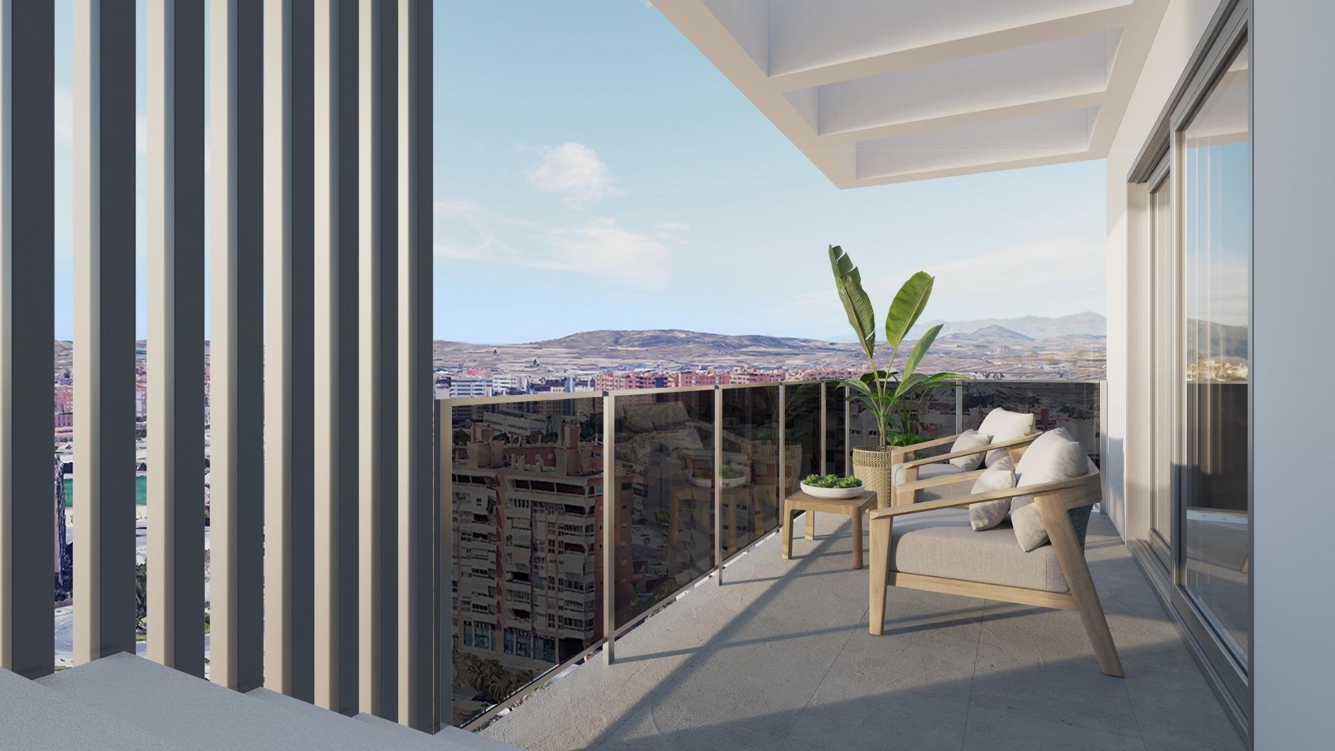 Penthäuser in Alicante, Spanien 2 Schlafzimmer, 82 m2 Nr. 111185