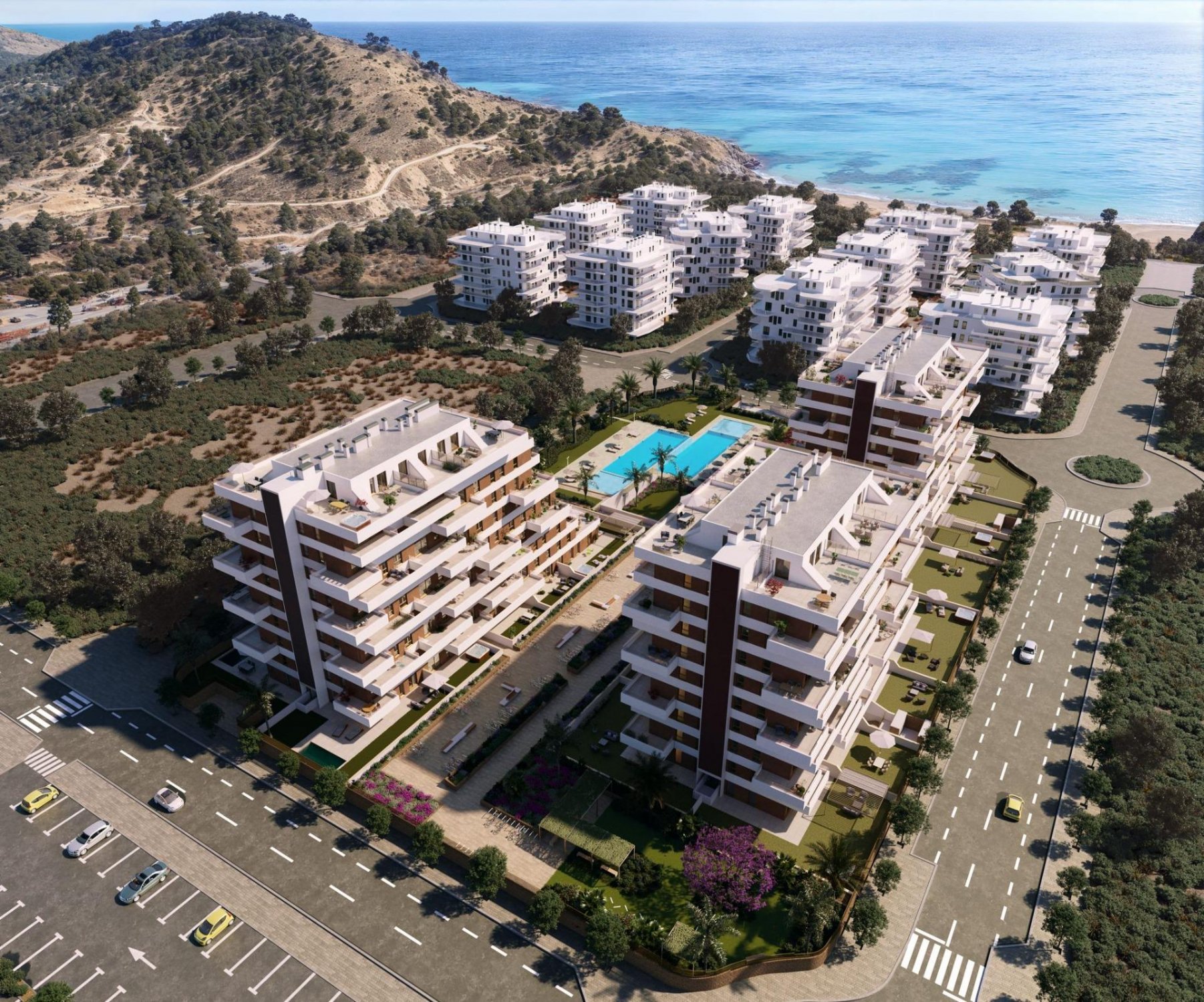 Kattohuoneisto Villajoyosa, Alicante, Espanja 3 makuuhuonetta, 113 m2 No. 111193