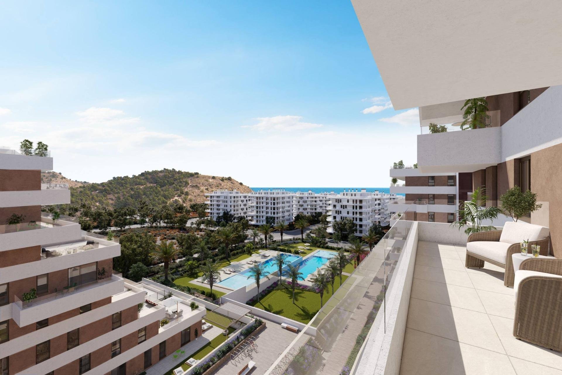 Kattohuoneisto Villajoyosa, Alicante, Espanja 3 makuuhuonetta, 113 m2 No. 111193