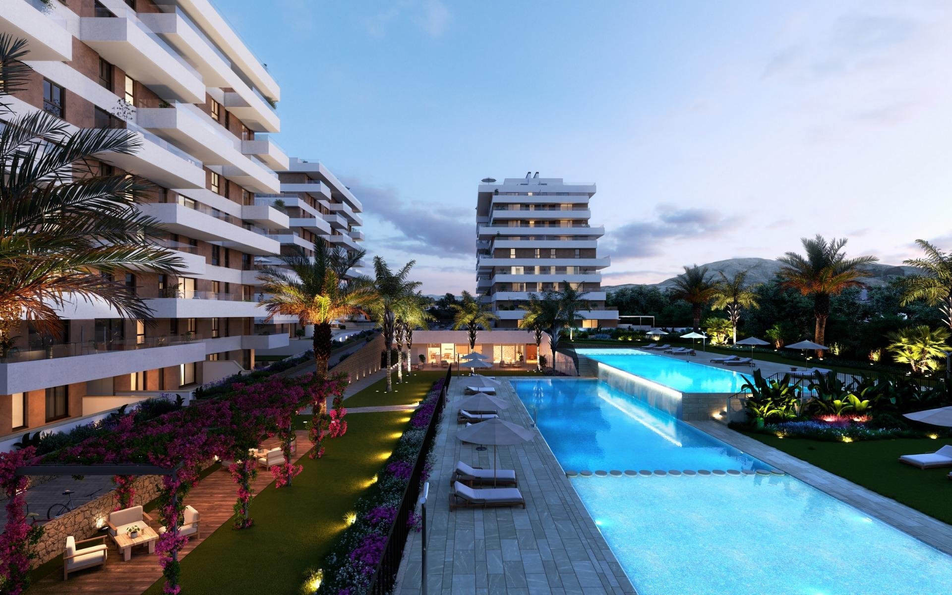 Kattohuoneisto Villajoyosa, Alicante, Espanja 3 makuuhuonetta, 113 m2 No. 111193