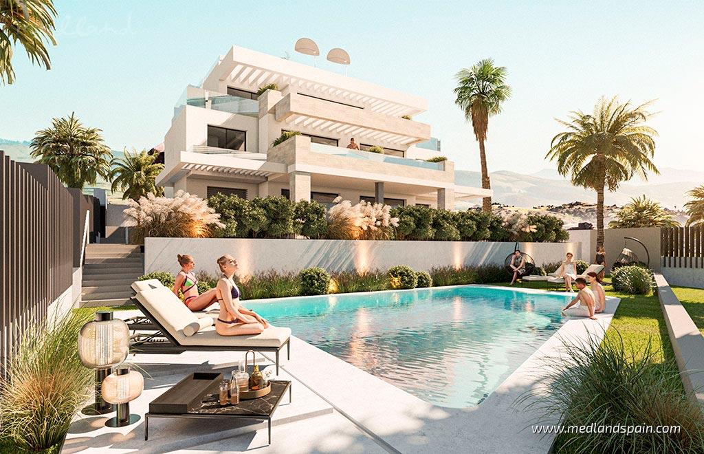 Apartment in Estepona, Malaga, Spain 2 bedrooms, 91 sq.m. No. 108523