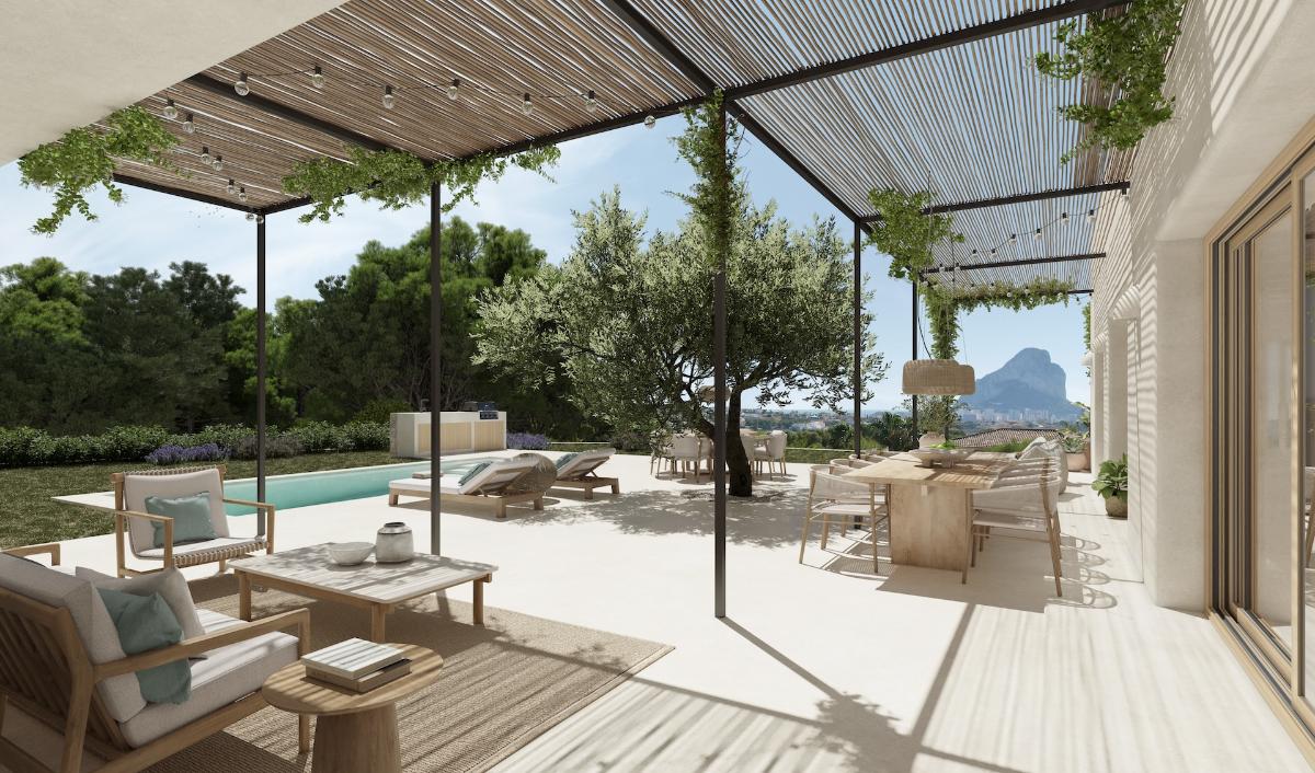 Villa in Calpe, Alicante, Spain 4 bedrooms, 675 sq.m. No. 113052