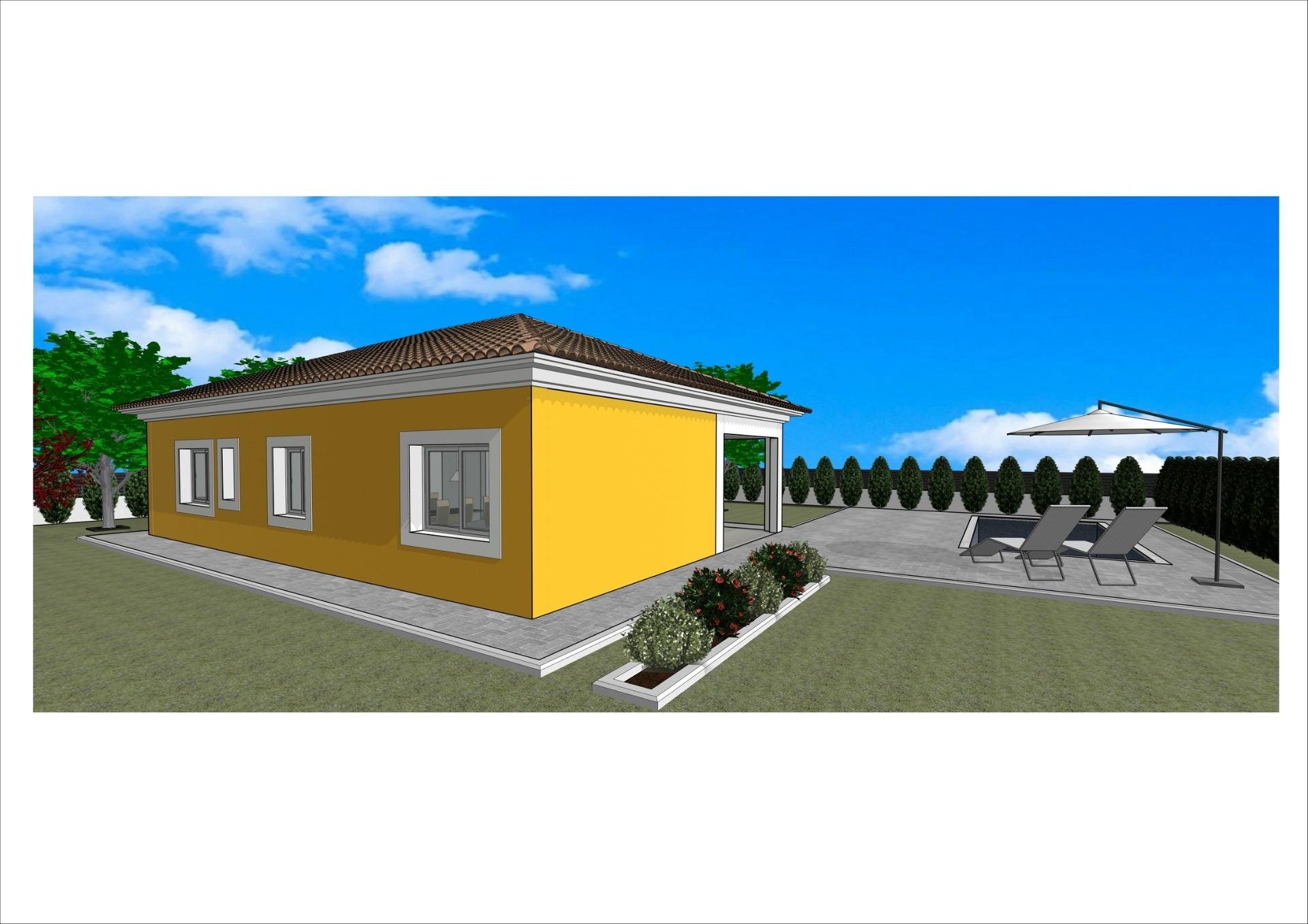 Villa à Pinoso, Alicante, Espagne 2 chambres, 115 m2 No. 103339