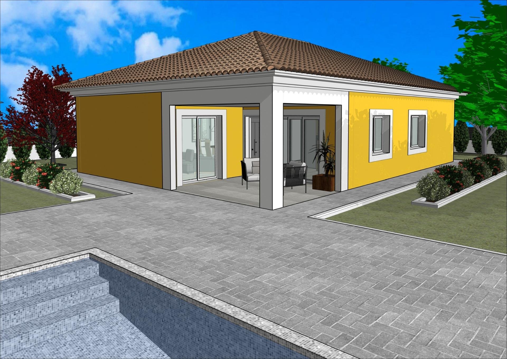 Villa à Pinoso, Alicante, Espagne 2 chambres, 115 m2 No. 103339