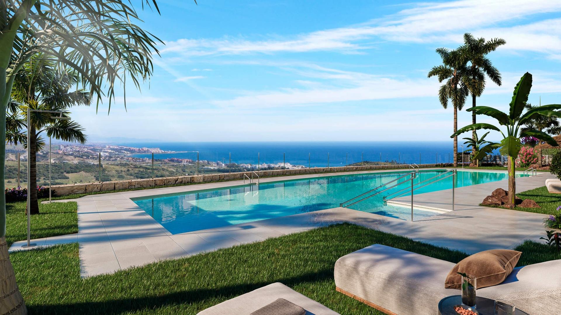 Apartment in LAS TERRAZAS DE CORTESIN BON AIR, Casares, Malaga, Spa, 3 bedrooms, 130.7 sq.m. No. 93362