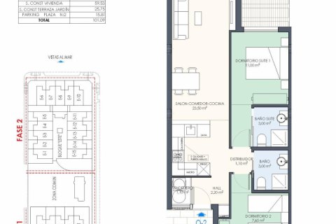 Bungalow zum Verkauf Pilar de la Horadada, Alicante, Spanien 2 Schlafzimmer, 59 m2 Nr. 114931 - Foto 14