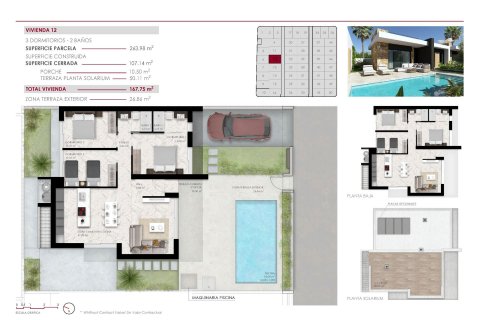Продажа виллы Сьюдад Кесада, Аликанте, Испания 3 спальни, 107м2 №114932 - фото 7