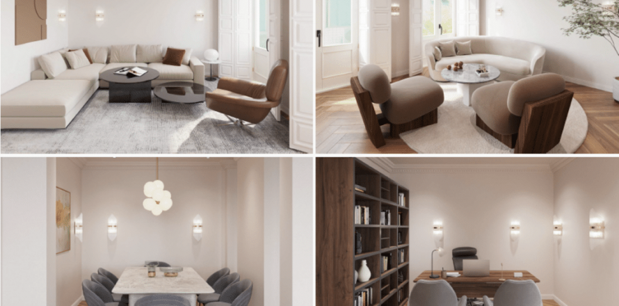 Apartment Madrid, Spain 3 bedrooms, 231 sq.m. No. 117295