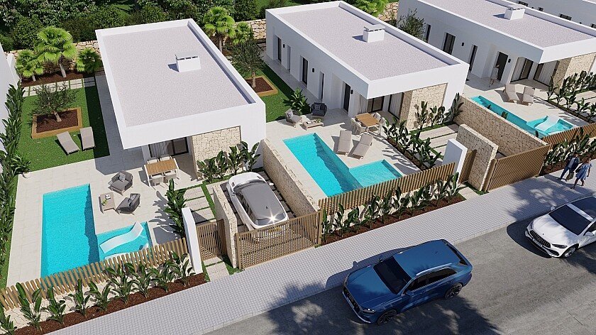 Villa i Benidorm, Alicante, Spanien 2 sovrum, 89 kvm. Nr. 103513