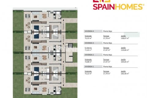 Lägenhet till salu Fuente Alamo, Murcia, Spanien 2 sovrum, 78 kvm. Nr. 108166 - foto 18
